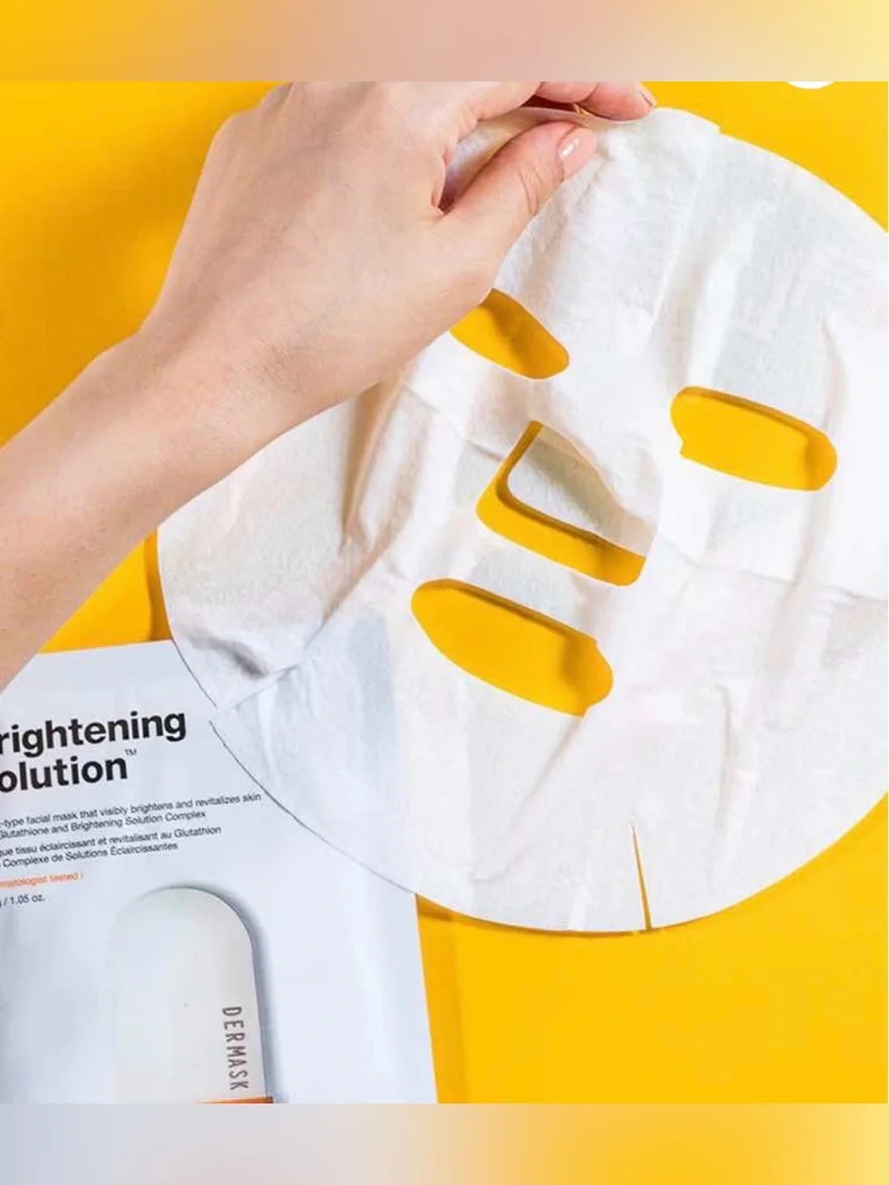 New Dr. Jart+ Brightening Solution Sheet Mask – 5 White & Yellow